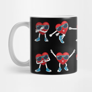 Dancing Hearts Dance Challenge Valentines Day Mug